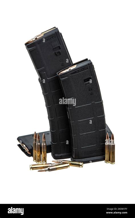 Cartuchos Y Clips Para Un Rifle O Carabina Municiones Para Armas