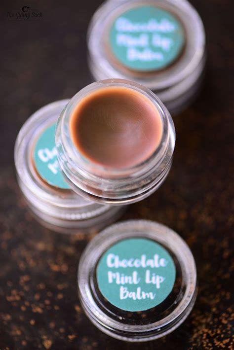 Chocolate Mint Lip Balm Recipe With Images Lip Balm Recipes Lip Balm Homemade Lip Balm