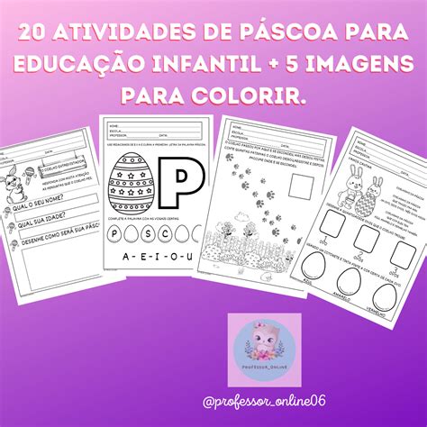 Atividades de Páscoa para educação infantil Educa Market