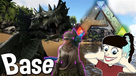 ARK Survival Evolved FIRST BASE TOUR MY TAMED DINOSAURS YouTube