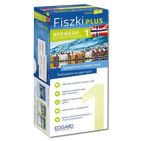 Fiszki PLUS Norweski dla początkujących fiszki norweskie