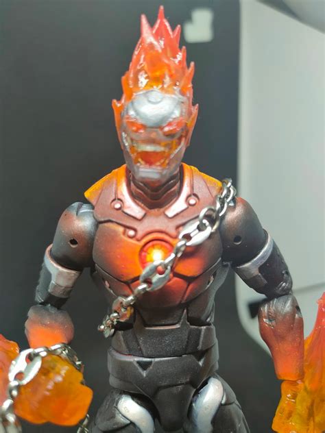 Archivo OBJ Ghost Rider + Iron Man Marvel Legends Custom Kit / Iron ...