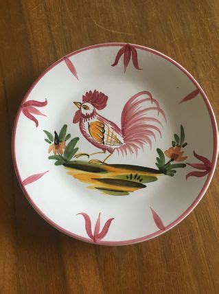 Assiette en faïence Lallier de Moustiers Luckyfind