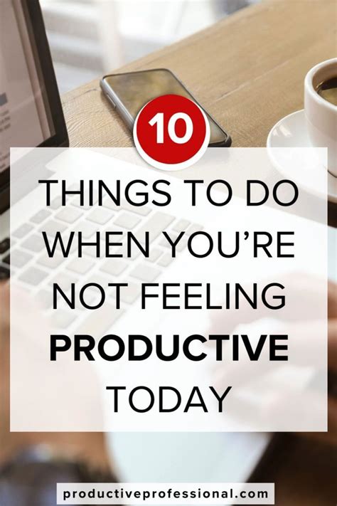 Boost Your Productivity Actionable Tips For Off Days The