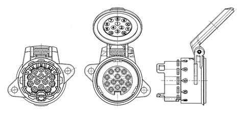 P V Waterproof Jaeger Expert Socket Housing Iso