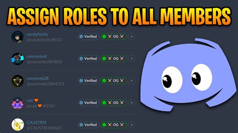 Mass Assign Roles On Discord Assign Roles In Bulk Youtube