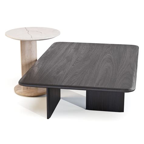 Poliform Mush Coffee And Side Table Set D Model For Corona