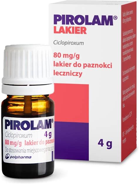 Pirolam Lakier Do Paznokci Leczniczy Mg G Butelka G Opinie Cena