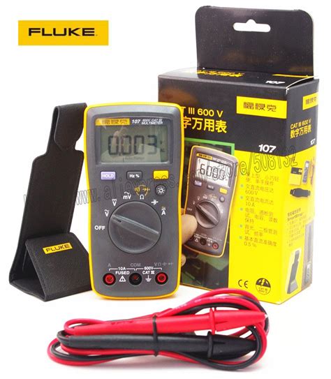 Fluke 107 Palm Sized Portable Handheld Digital Multimeter Meter F107