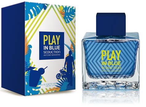 Play In Blue Seduction For Men Antonio Banderas Colonia Una Fragancia