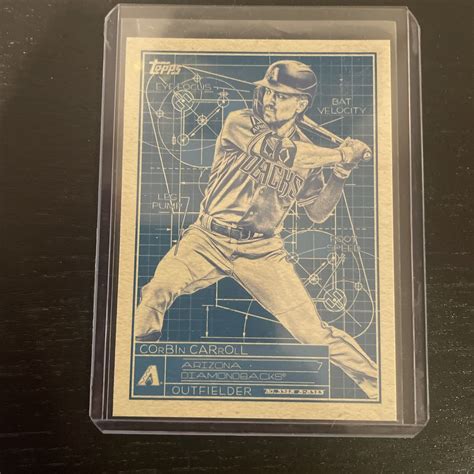 2024 Topps Series 1 Superstar Blueprint Corbin Carroll SB 14