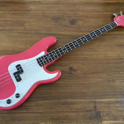 Yamaha Precision Bass Hot Pink Mij Model Pb Ra Reverb