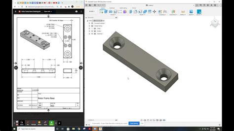 Fusion 360 How To Make A Countersink And Counterbore Hole Youtube