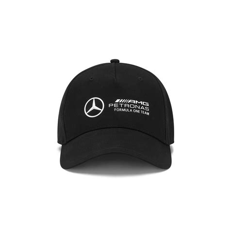 Czapka Baseballowa Large Logo Czarna Mercedes Amg F Gad Ety I