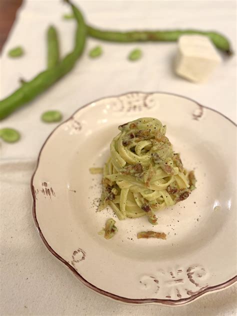 Pasta Con Fave Pecorino E Guanciale Sardina Gourmet