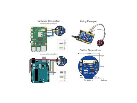 Waveshare Inch Round Lcd Display Module K Rgb Colors X