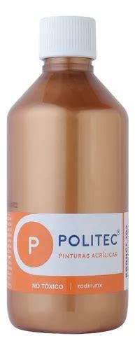 Tinta Acrílica Metálica Politec 250 Ml De Cores Cor Bronze Nº 702