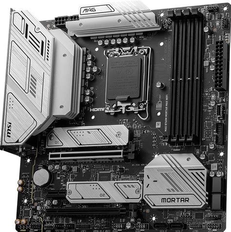 Msi Mag B760m Mortar Max Wifi Lga 1700 Ddr5 Matx Gaming Motherboard