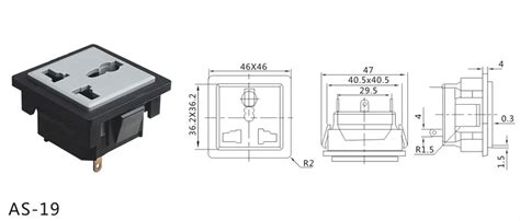 Universal Electrical Receptacle Types / Electrical Extension Socket ...