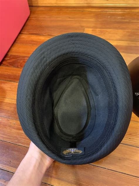 Henschel Hat Co H H Mens Fedora Hat Black Size M Med Gem