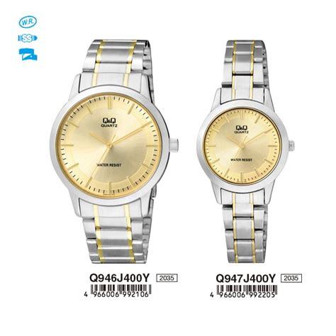 Jual Q Q QnQ QQ Original Jam Tangan Arloji Couple Analog Stainless