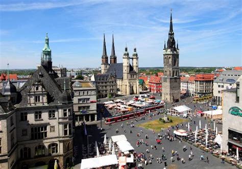 Halle Saale Händelstadt Halles City Centre Numerous Shopping