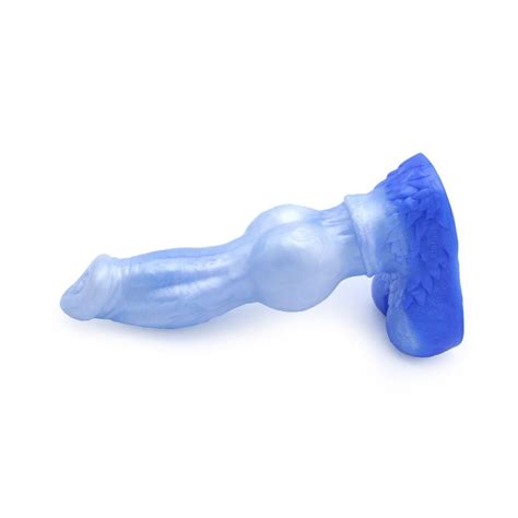 Dildo Xl Di Grandi Dimensioni Cm Con Testicoli E Ventosa Azzurro