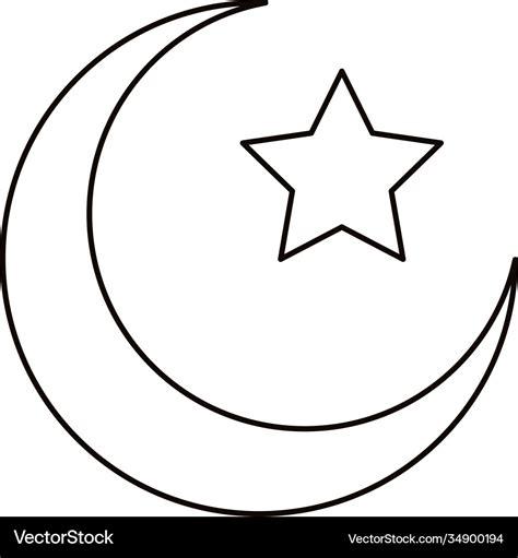 Islam Symbol Black