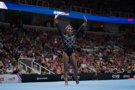 Simone Biles Wins Record 8th Us Gymnastics Championship The Week