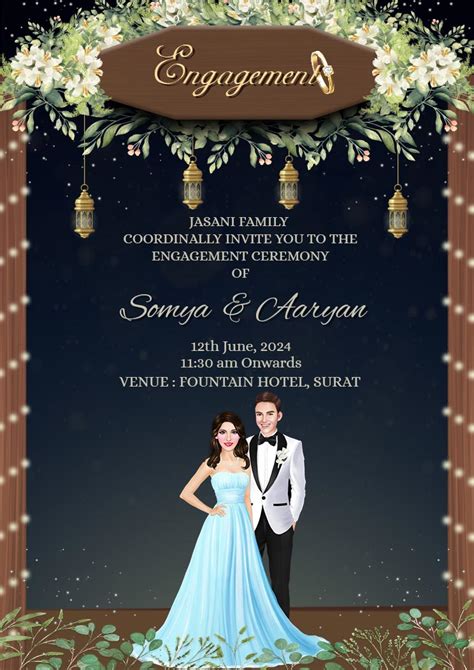 Engage Your Guests Create Stunning Engagement Invitation Templates