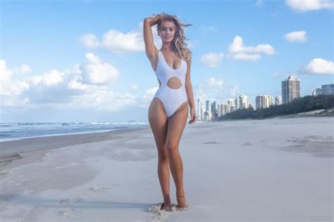 Wallpaper Women Blonde One Piece Swimsuit Monokinis Brunette