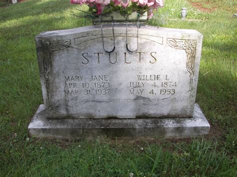 William Lee Willie” Stults 1874 1953 Memorial Find A Grave