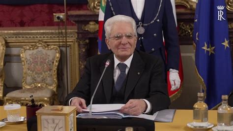 Quirinale Mattarella Presiede Il Consiglio Supremo Di Difesa Video