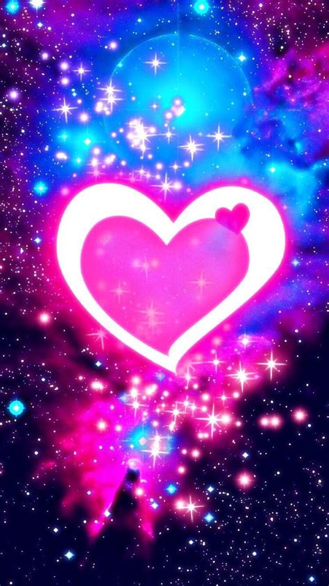 Galaxy Heart Wallpapers Top Free Galaxy Heart Backgrounds Wallpaperaccess