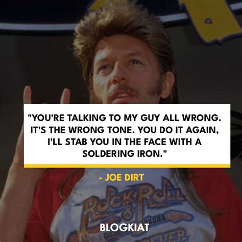 15 Hilarious Quotes from Joe Dirt - Blogkiat