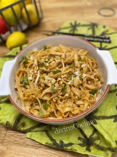 Receta de pad thai qué es y cómo prepararlo Divina Cocina