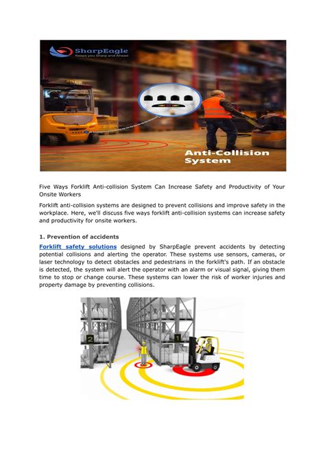 Ppt Ways Forklift Anti Collision System Enhances Onsite Safety And