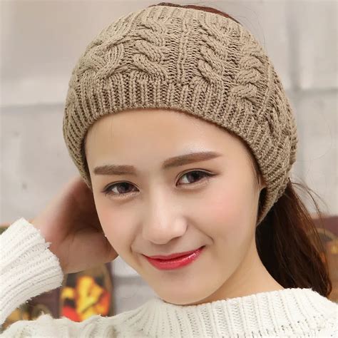 2015 Twisted Knitted Yarn Crochet Headbands Womens Winter Head Wrap