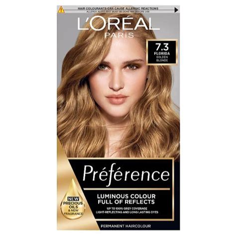 Loreal Preference Infinia Florida Honey Blonde Hair Dye Uk Direct Bd