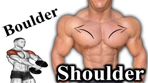 7 Best Shoulder Workout Exercises For Boulder Shoulders Boulder Shoulder Workout Youtube