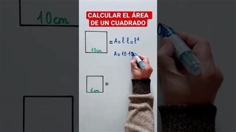 Rea De Un Cuadrado Ejemplos Y C Lculos