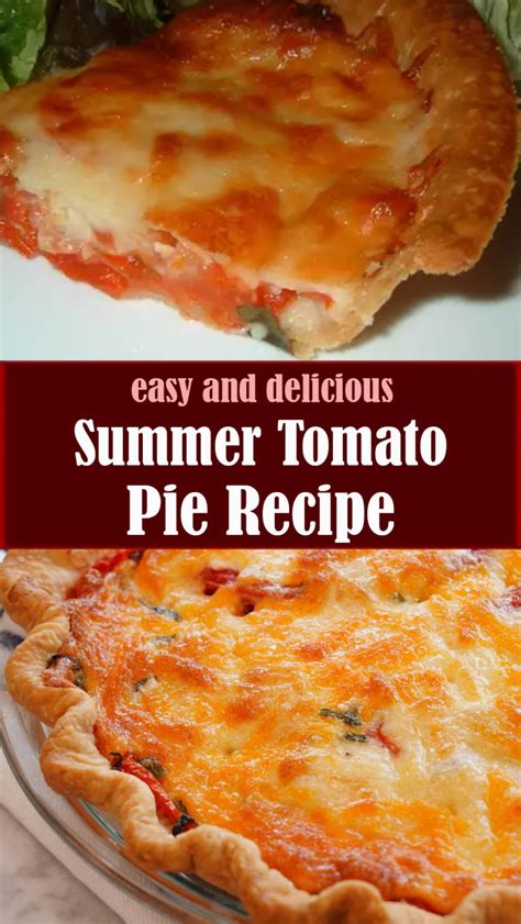 Summer Tomato Pie Recipe Reserveamana