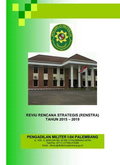 Reviu Rencana Strategis Renstra Tahun