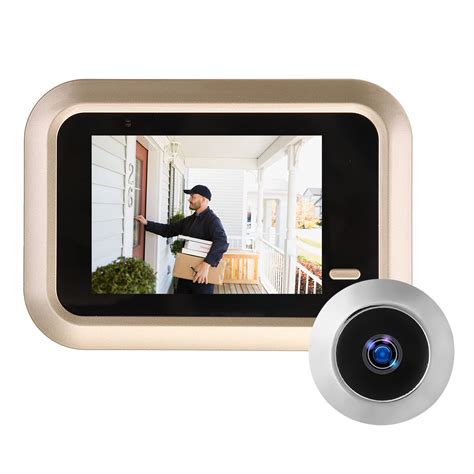 Inch Lcd Digital Video Doorbell Viewer Peephole Security Door Eye