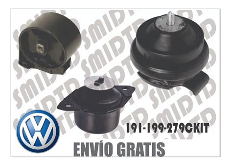 Kit 3 Soportes Golf Jetta A2 1 8 2 0 Motor Y Caja Std Smidtd Mercado