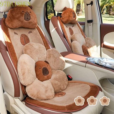 Daishen1 Capybara รถ Headrest การ ตน Comfort Car Seat ตกแต งภายใน