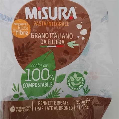 Misura Pasta Integrale Pennette Rigate Trafilate Al Bronzo Review