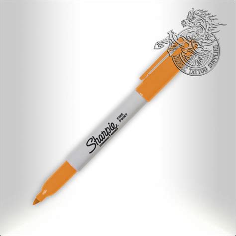 Sharpie Permanent Marker Tangerine Nordic Tattoo Supplies