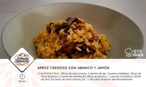 Arroz Cremoso Con Abanico Y Jam N La Venta Tabanera Tienda Online