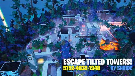 Escape Tilted Towers Zombie Puzzle Parkour Map Code 5752 4832 1948 R Fortnitecreative